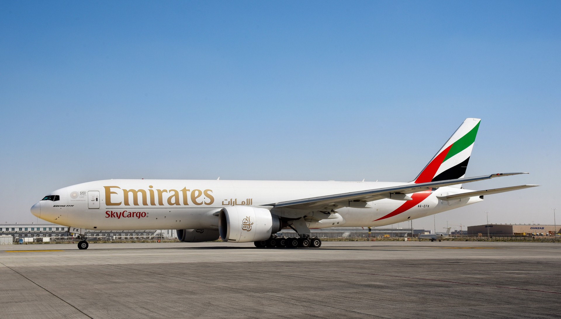 Avión carguero Boeing 777F de Emirates SkyCargo