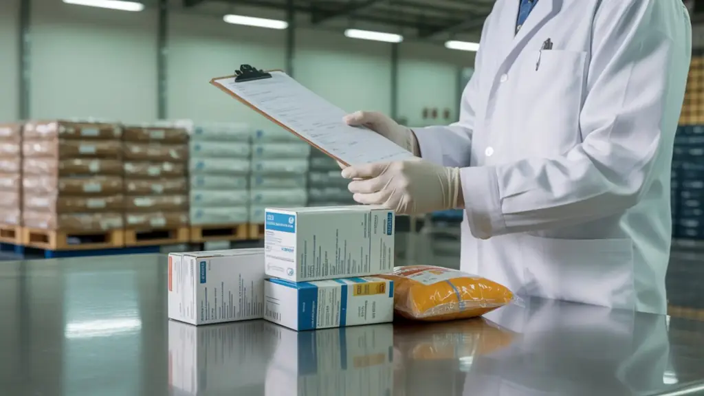 Inspección sanitaria de productos importados en aduana colombiana